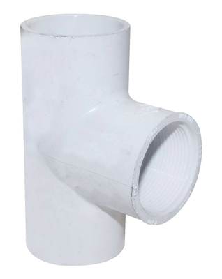 TEE C/ROSCA PVC 1 1/2