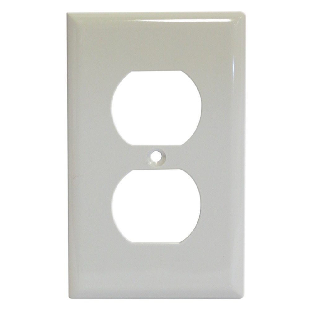 PLACA BAQUELITA P/TOMA DOBLE  BLANCO EAGLE