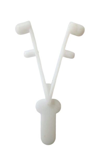 Clip plástico para aspiradoras y manerales