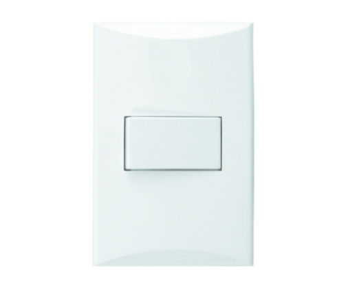 SWITCH SENCILLO BLANCO 15A 125V PLATA EAGLE