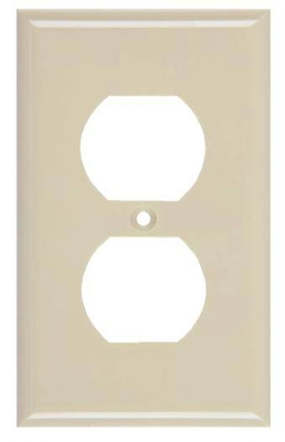 PLACA BAQUELITA P/TOMA DOBLE MARFIL EAGLE
