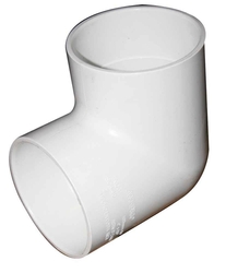 CODO 90 LISO PVC 1/2